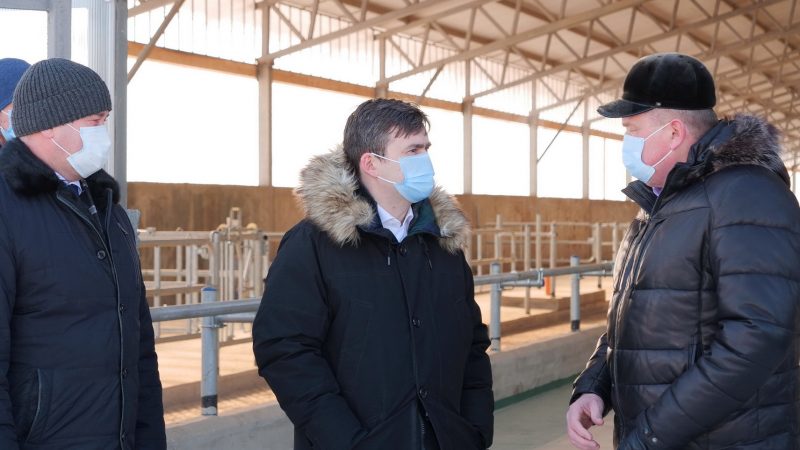 Строительство нового комплекса в СПК «Рассвет» позволит дополнительно получать 3 тысячи тонн молока в год