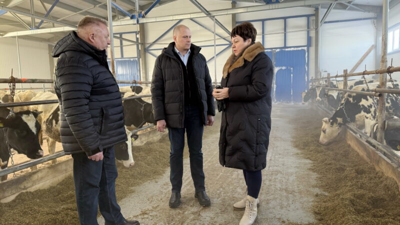 В СПК «Панинское» ввели в эксплуатацию новую животноводческую ферму на 200 голов